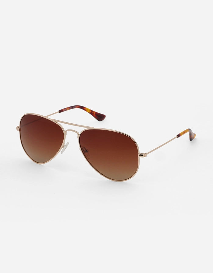 koala bay Gafas de Sol Metálica Dorada - Avi Tienda de fábrica