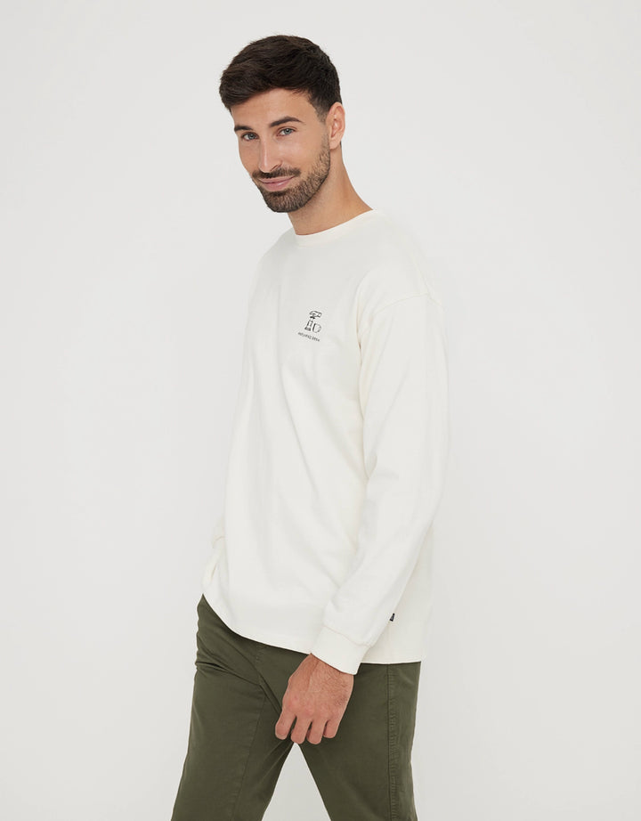 koala bay Sudadera sin Capucha con Estampado Blanco - Isalow Oferta exclusiva