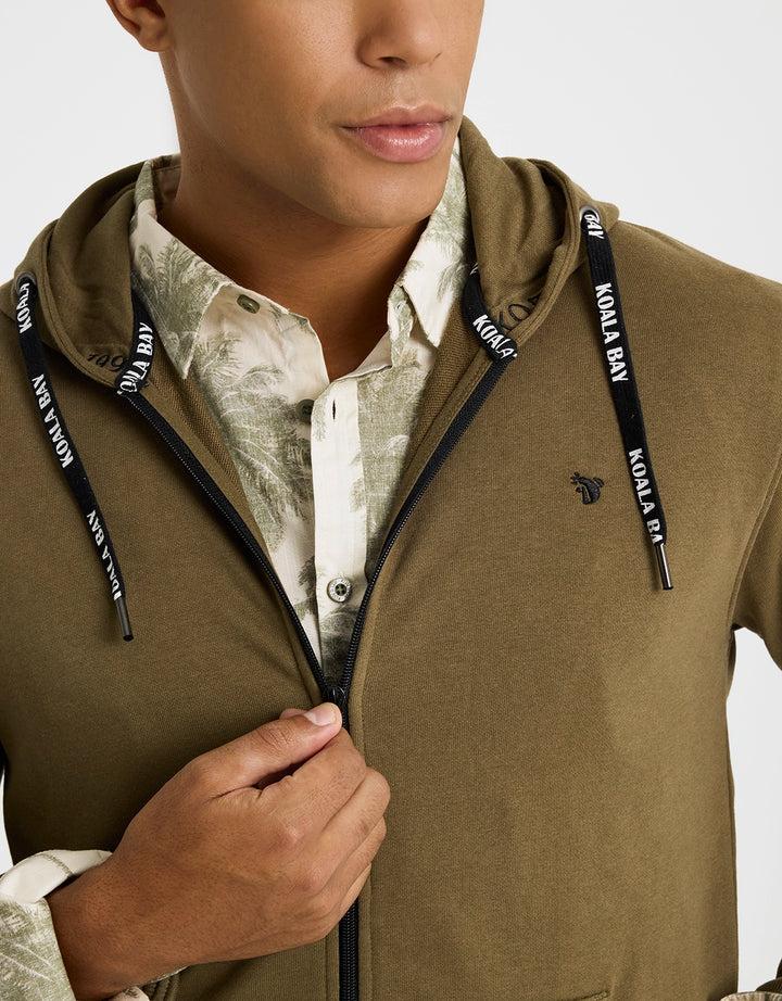 koala bay Sudadera con Capucha Caqui - Bean Ofertas especiales