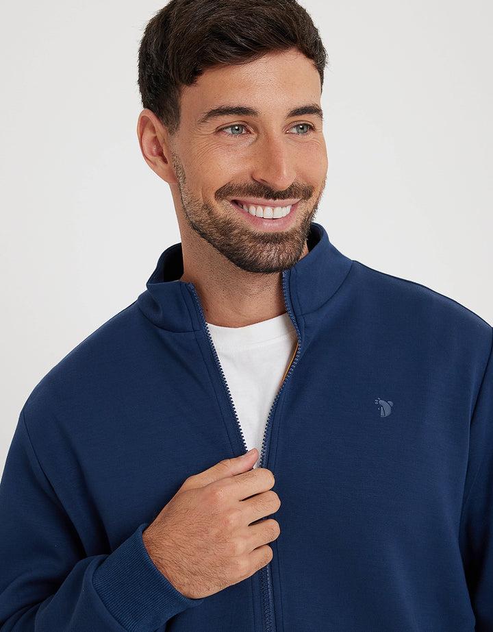 koala bay Sudadera sin Capucha y Cremallera Azul Marino - Sailsud Outlet