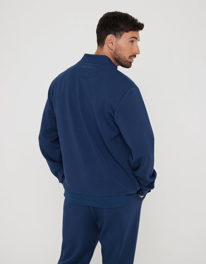 koala bay Sudadera sin Capucha y Cremallera Azul Marino - Sailsud Outlet