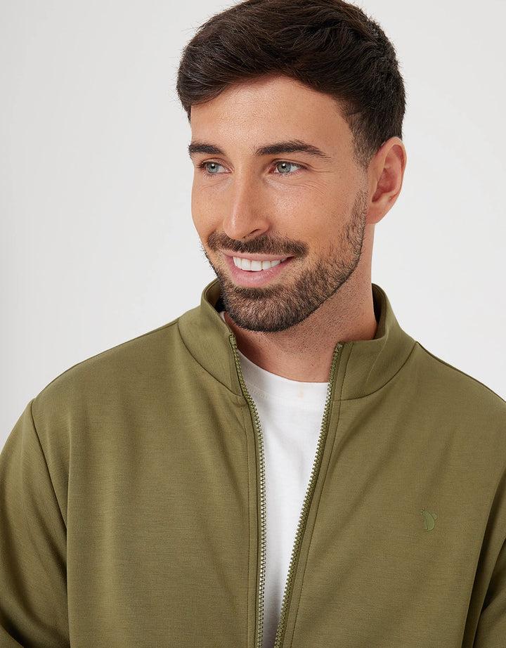 koala bay Sudadera sin Capucha y Cremallera Caqui - Sailsud Outlet online