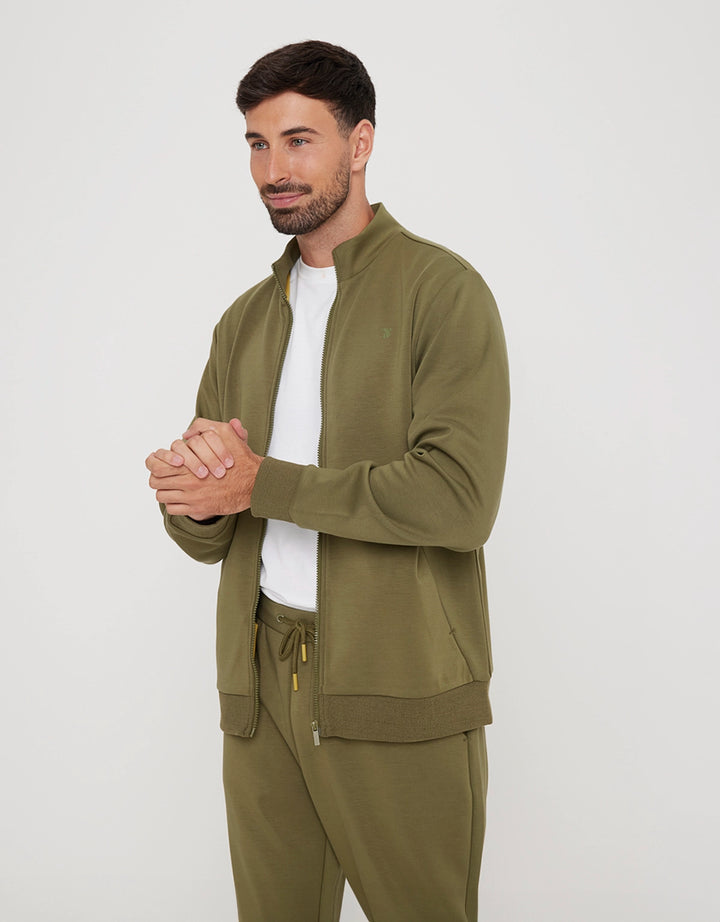 koala bay Sudadera sin Capucha y Cremallera Caqui - Sailsud Outlet online