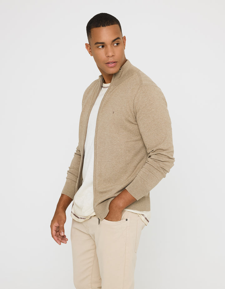 koala bay Jersey con Cremallera Beige - Picos Gran oferta