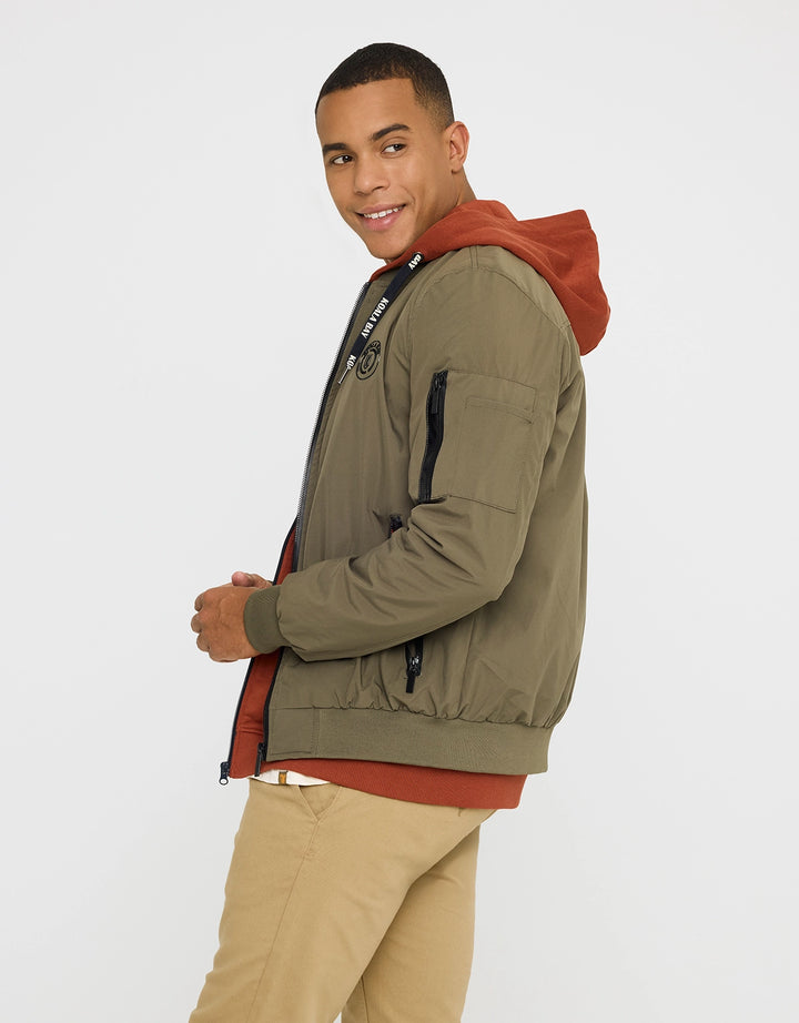 koala bay Chaqueta con Cremallera Verde - Marloes ÚLTIMAS EDICIONES