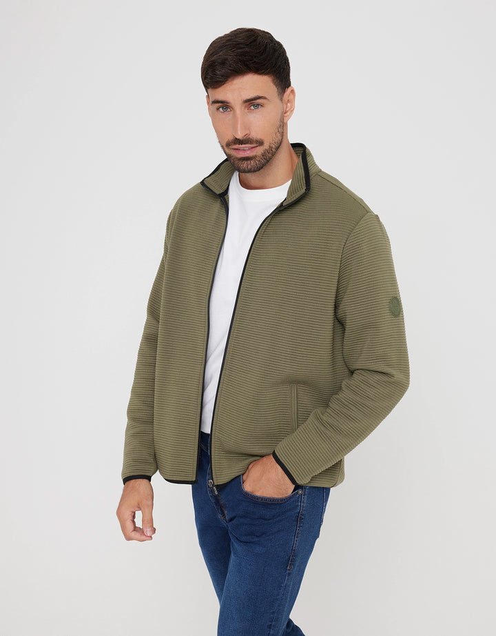koala bay Chaqueta Cremallera Caqui - Tigio Precio de fábrica
