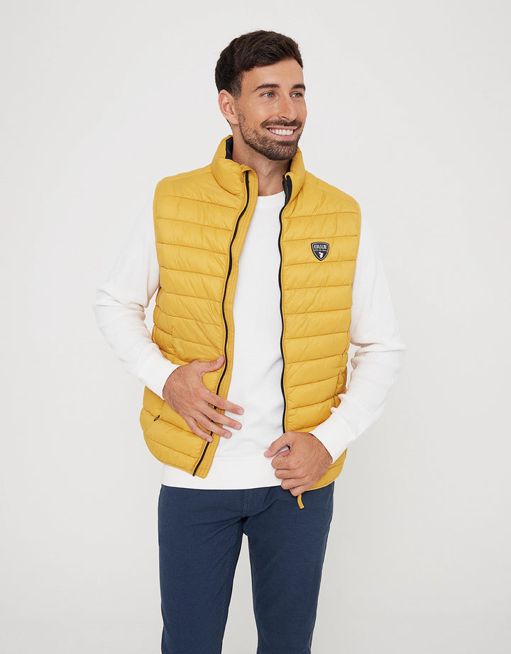 koala bay Chaleco Acolchado Mostaza - Hawes En oferta