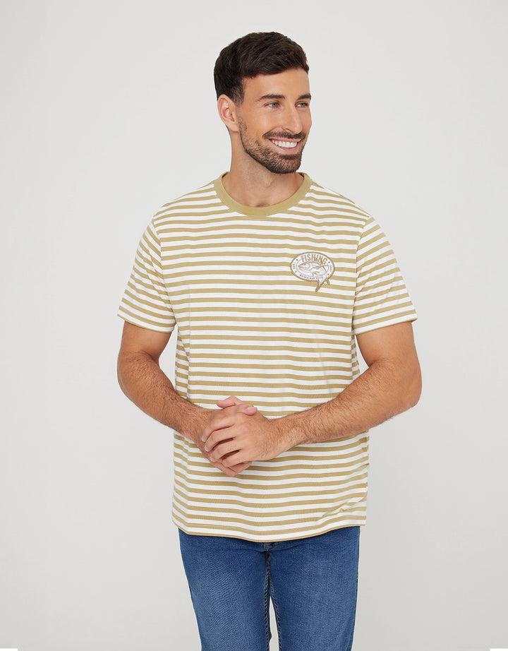 koala bay Camiseta Manga Corta Rayas - Canoon Grandes ahorros