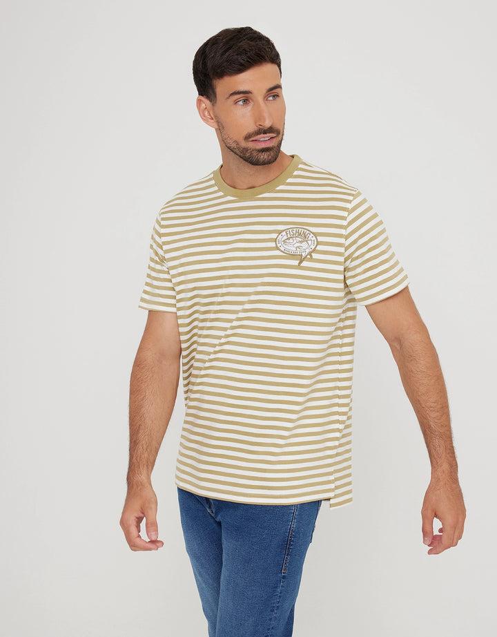 koala bay Camiseta Manga Corta Rayas - Canoon Grandes ahorros