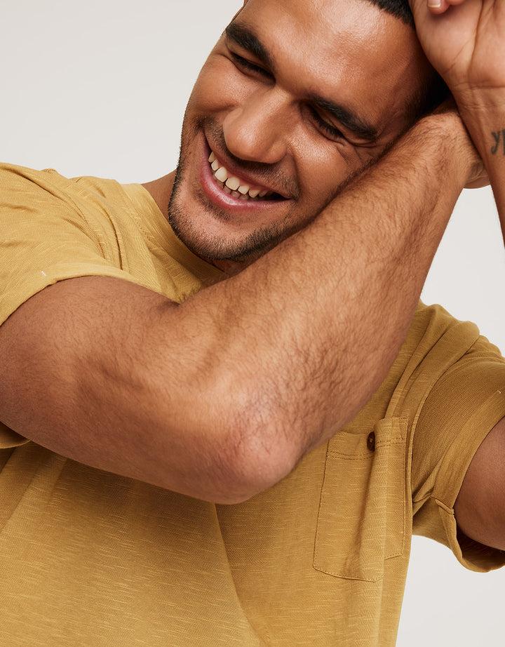 koala bay Camiseta Manga Corta Mostaza - Button Ofertas