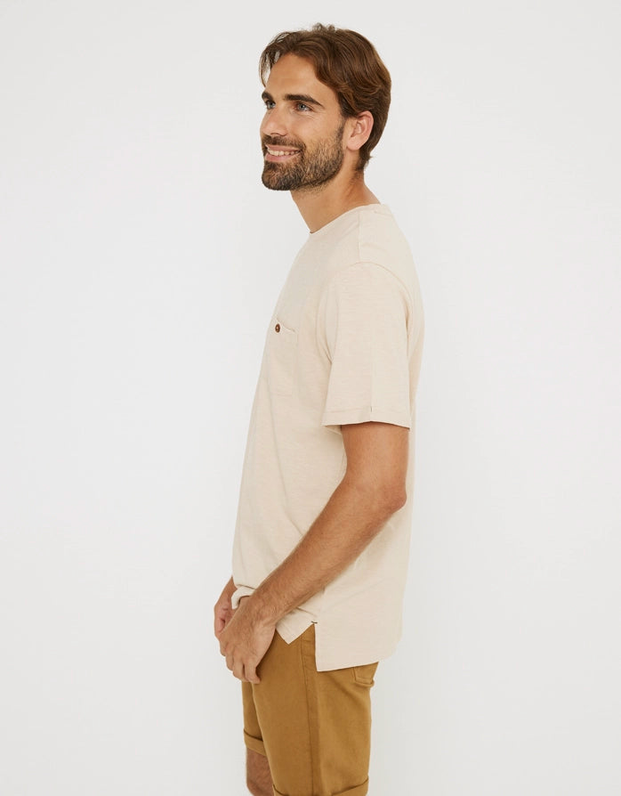 koala bay Camiseta Manga Corta Beige - Button Tienda
