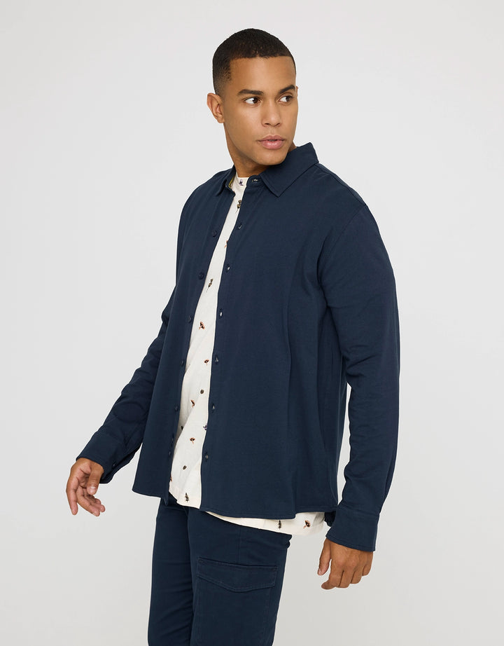 koala bay Camisa Manga Larga Azul Marino - Atti Liquidación