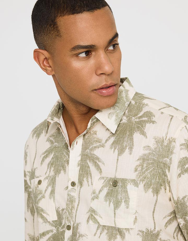 koala bay Camisa Manga Larga Estampado Tropical - Papiro Rebajas online