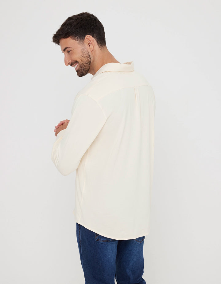 koala bay Camisa Manga Larga Crema - Atti Rebajas top