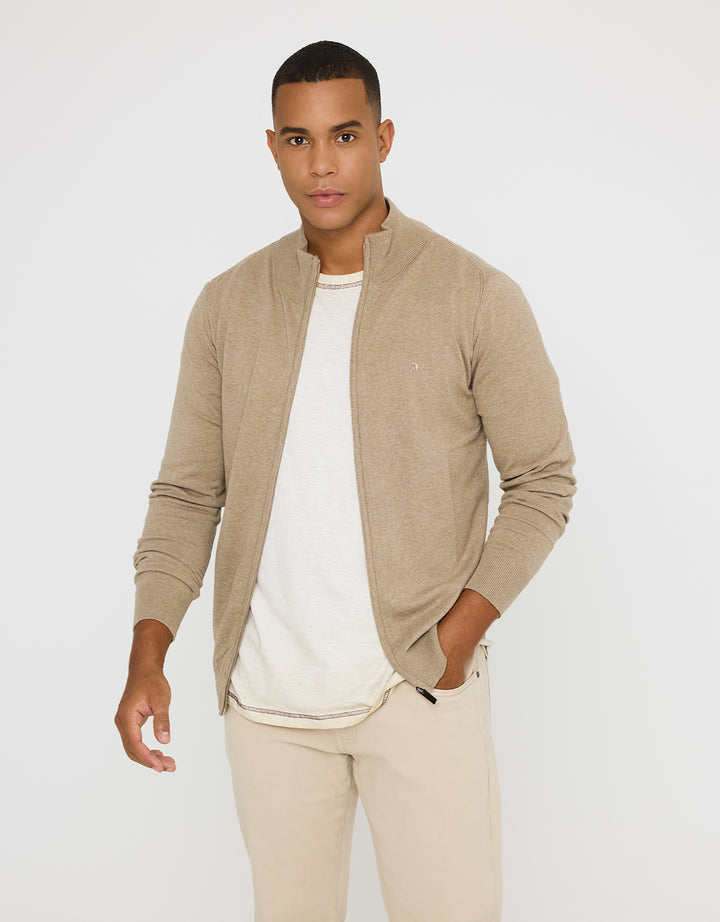 koala bay Jersey con Cremallera Beige - Picos
