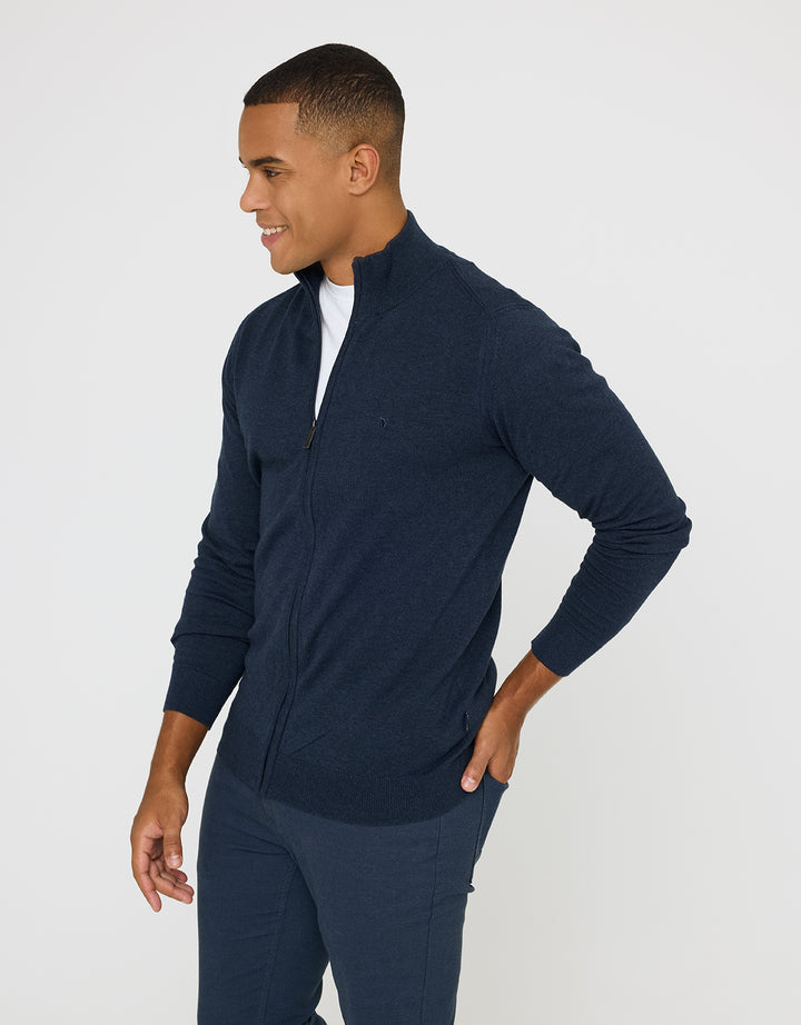 koala bay Jersey con Cremallera Azul Marino - Picos Ofertas