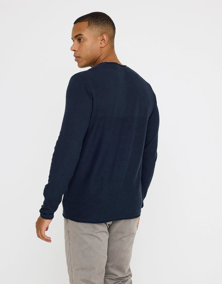 koala bay Jersey Manga Larga Azul Marino - Dorset En oferta