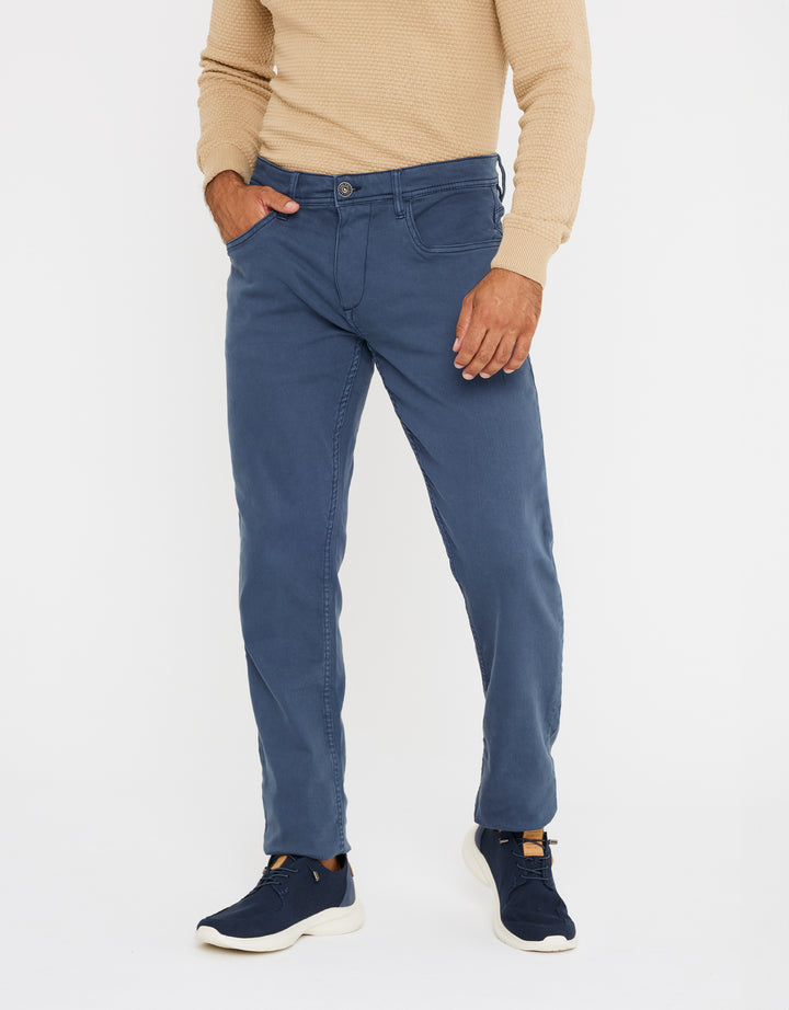 koala bay Pantalón Largo Jean Azul Marino - East Precios de Black Friday