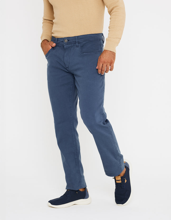 koala bay Pantalón Largo Jean Azul Marino - East Precios de Black Friday