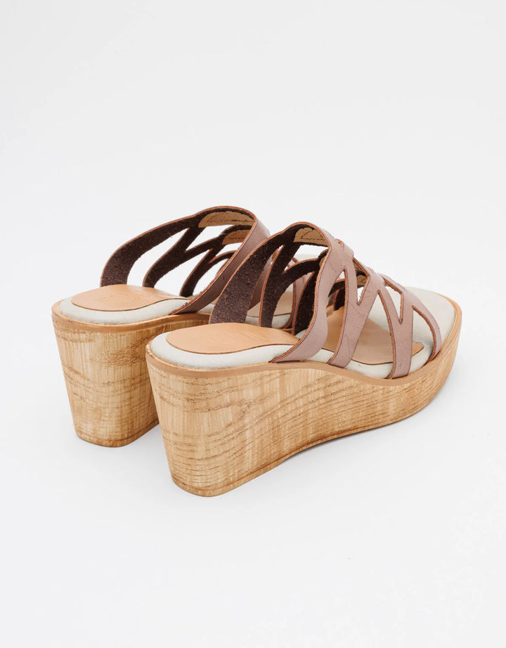 koala bay Sandalia Cuña Piel - Luxor Outlet online