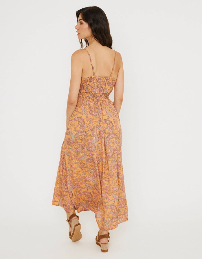 koala bay Vestido Largo Tirantes Multicolor- Dida Rebajas baratas