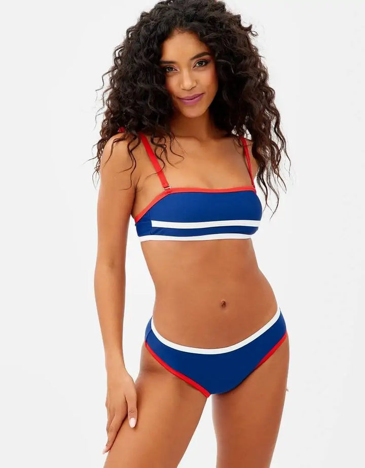 koala bay Top Bikini Azul Marino - Salak Superdescuento
