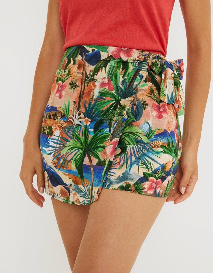 koala bay Falda Pantalón Multicolor - Ella Última moda