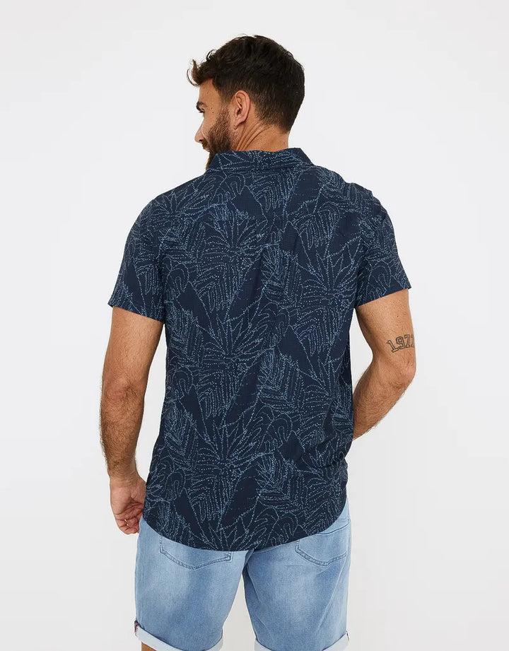 koala bay Camisa manga corta azul - Furore En oferta
