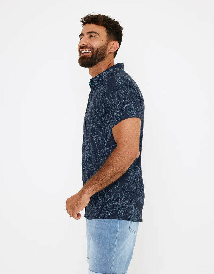 koala bay Camisa manga corta azul - Furore En oferta