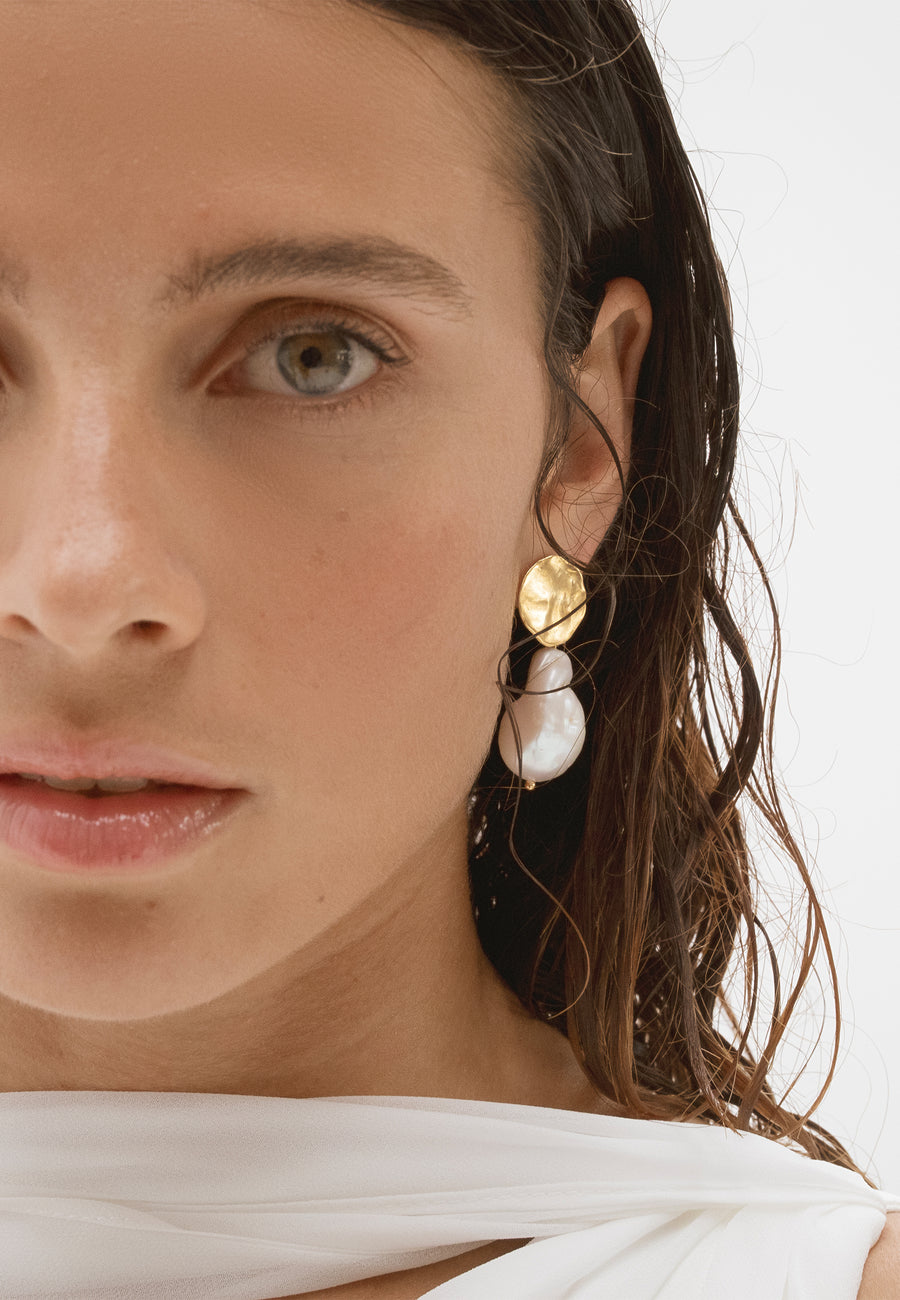 lavani Pendientes Ondina Perla Outlet online