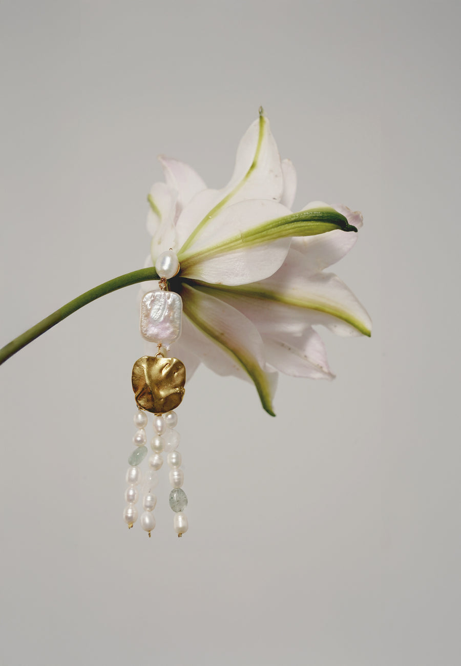 lavani Pendientes Juno Perlas Rebajas