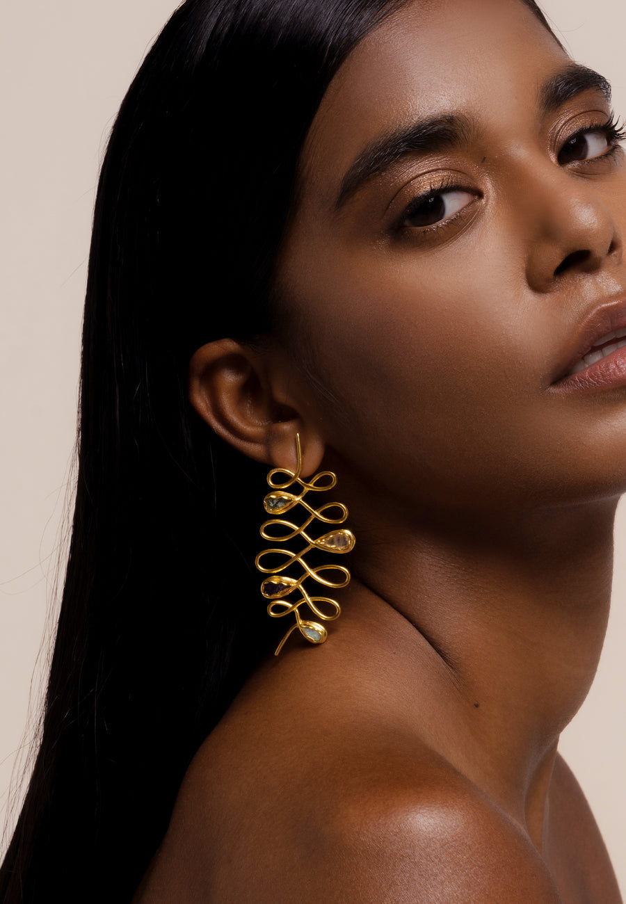 lavani Pendientes Unalome Mejor oferta
