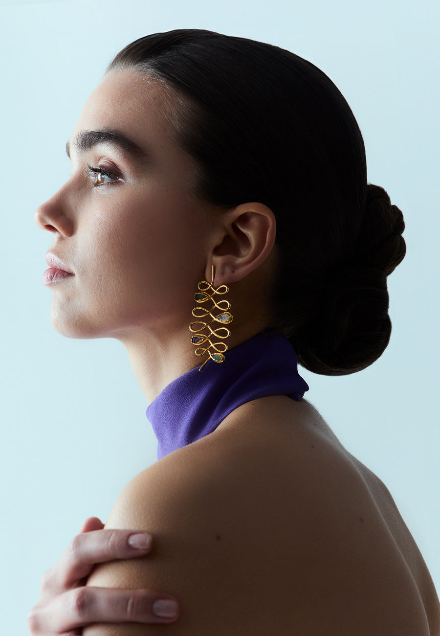 lavani Pendientes Unalome Mejor oferta