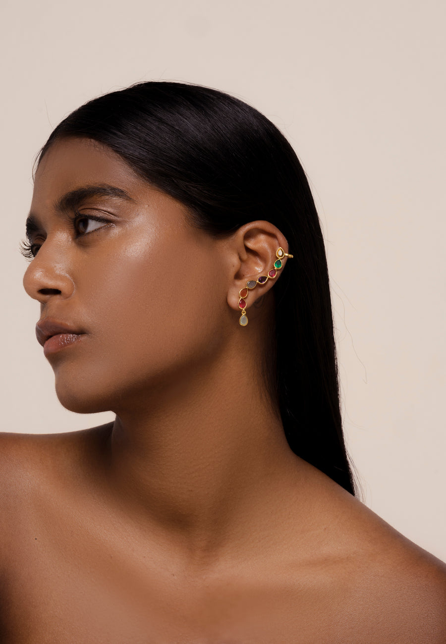 lavani Earcuff Aura Multicolor Últimos 3 días