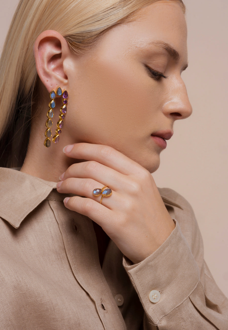 lavani Pendientes Samsara Morado COMPRAR AHORA