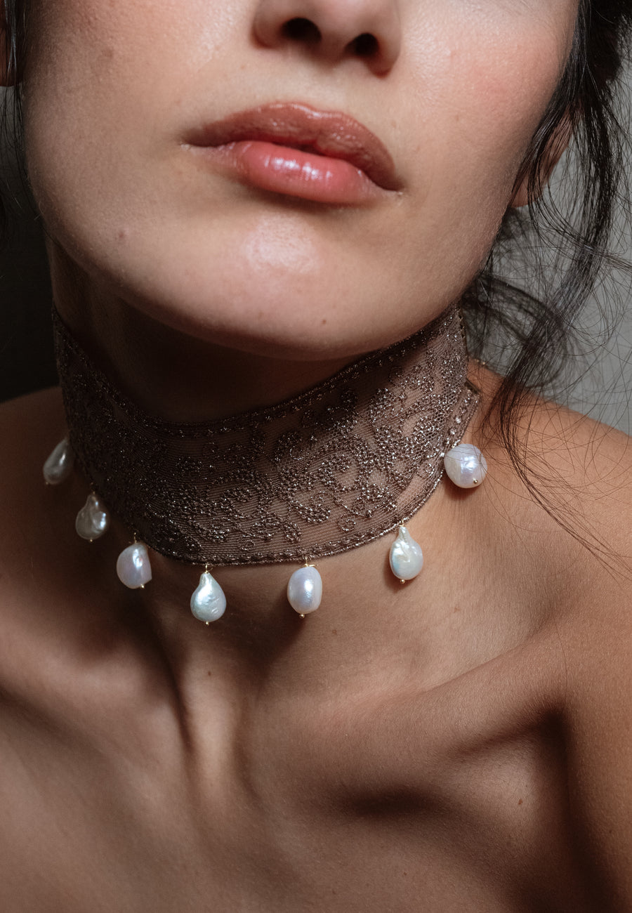 lavani Choker Elva Oro Viejo Oferta especial de fábrica