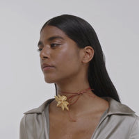 lavani Collar Lotus Flower Dorado Rebajas
