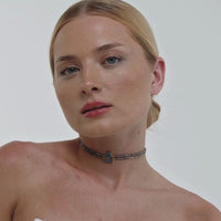 lavani Choker Zenith Labradorita Descuento
