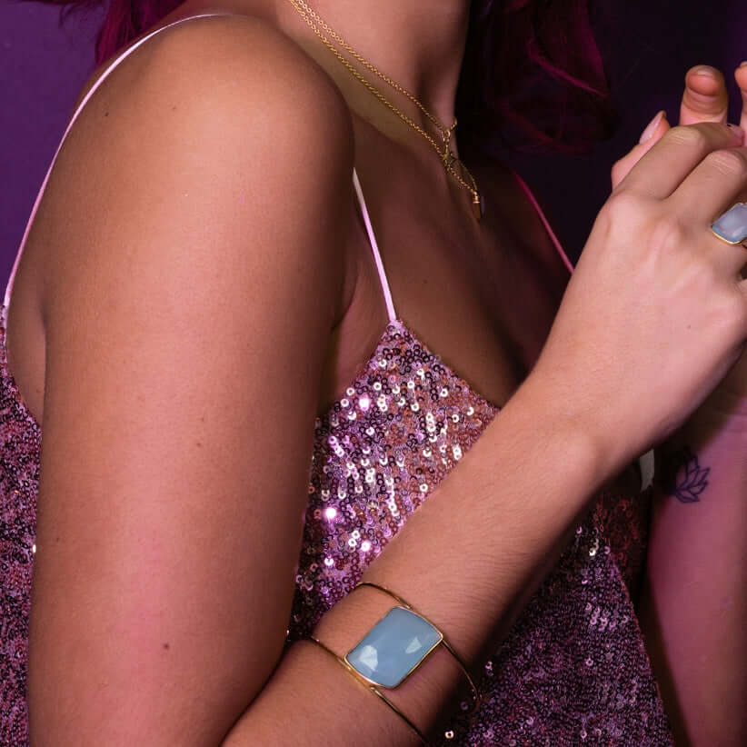lavani Brazalete Stardust Aguamarina Promoción por tiempo limitado
