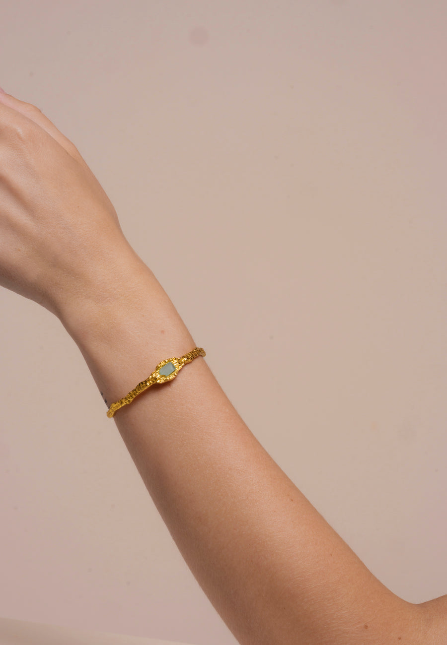 lavani Brazalete Namasté Aguamarina Libre de impuestos