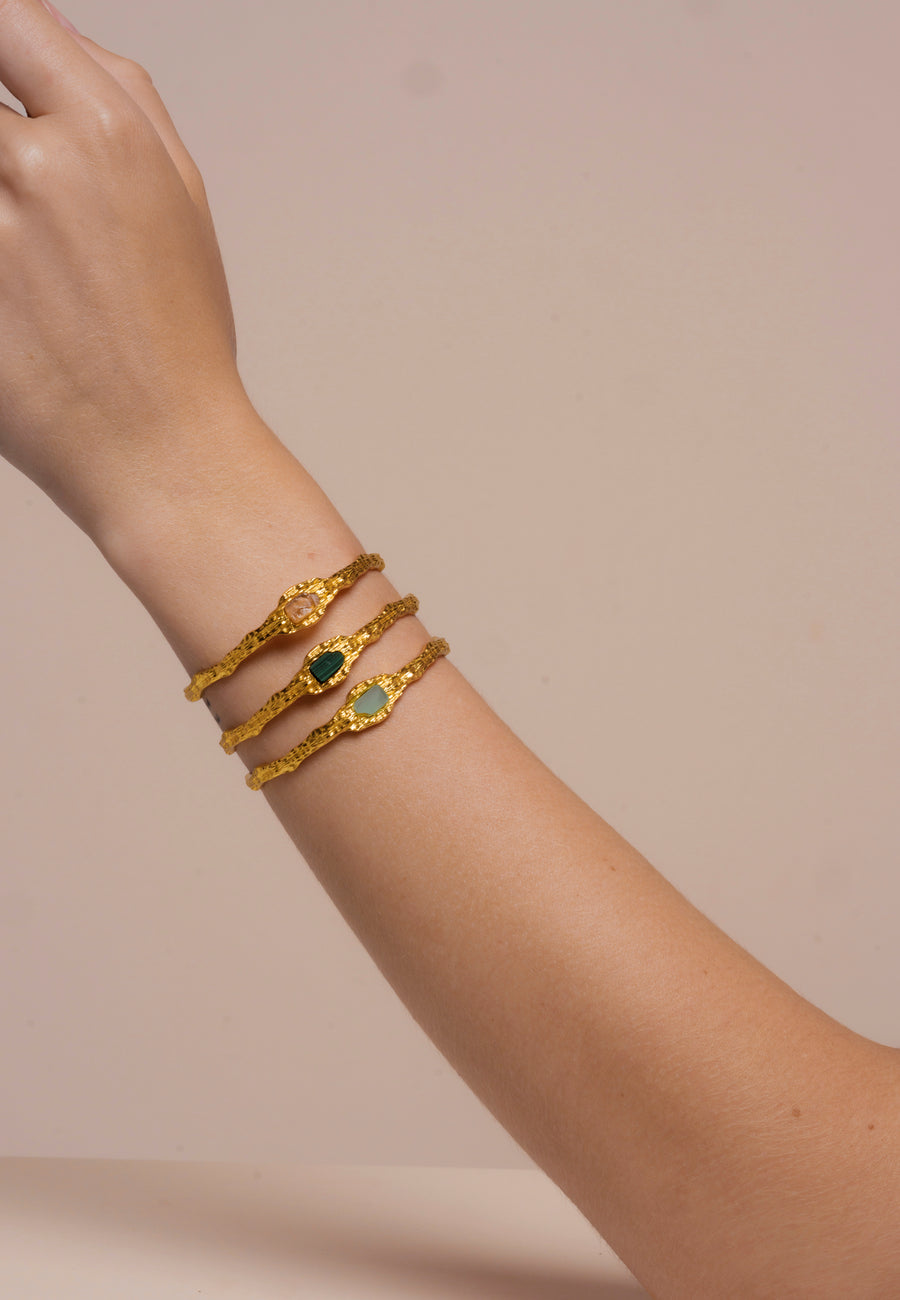 lavani Brazalete Namasté Malaquita Descuentos del mes