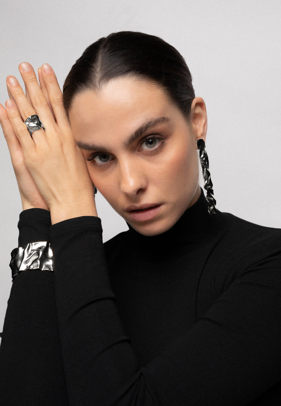 lavani Brazalete Clemence Plata Descuento por venta flash