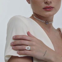 lavani Anillo Zenith Blanco Liquidación
