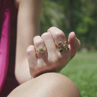 lavani Anillo Unalome Multicolor Mejor oferta