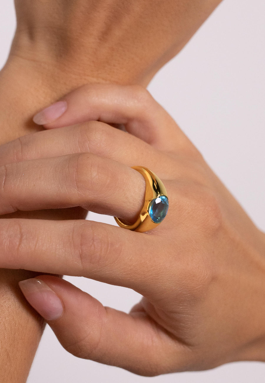 lavani Anillo The Empress Aguamarina Rebajas top