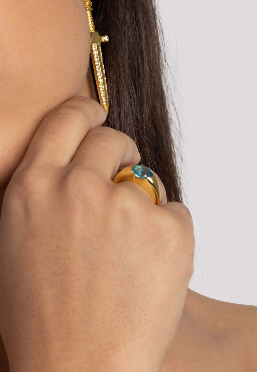lavani Anillo The Empress Aguamarina Rebajas top