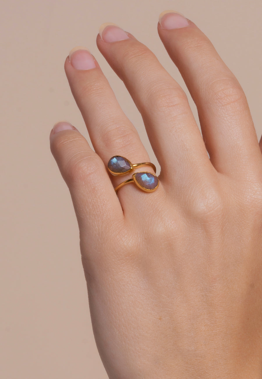 lavani Anillo Aura Gris Promoción por tiempo limitado