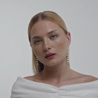 lavani Pendientes Zenith Blanco Oferta exclusiva
