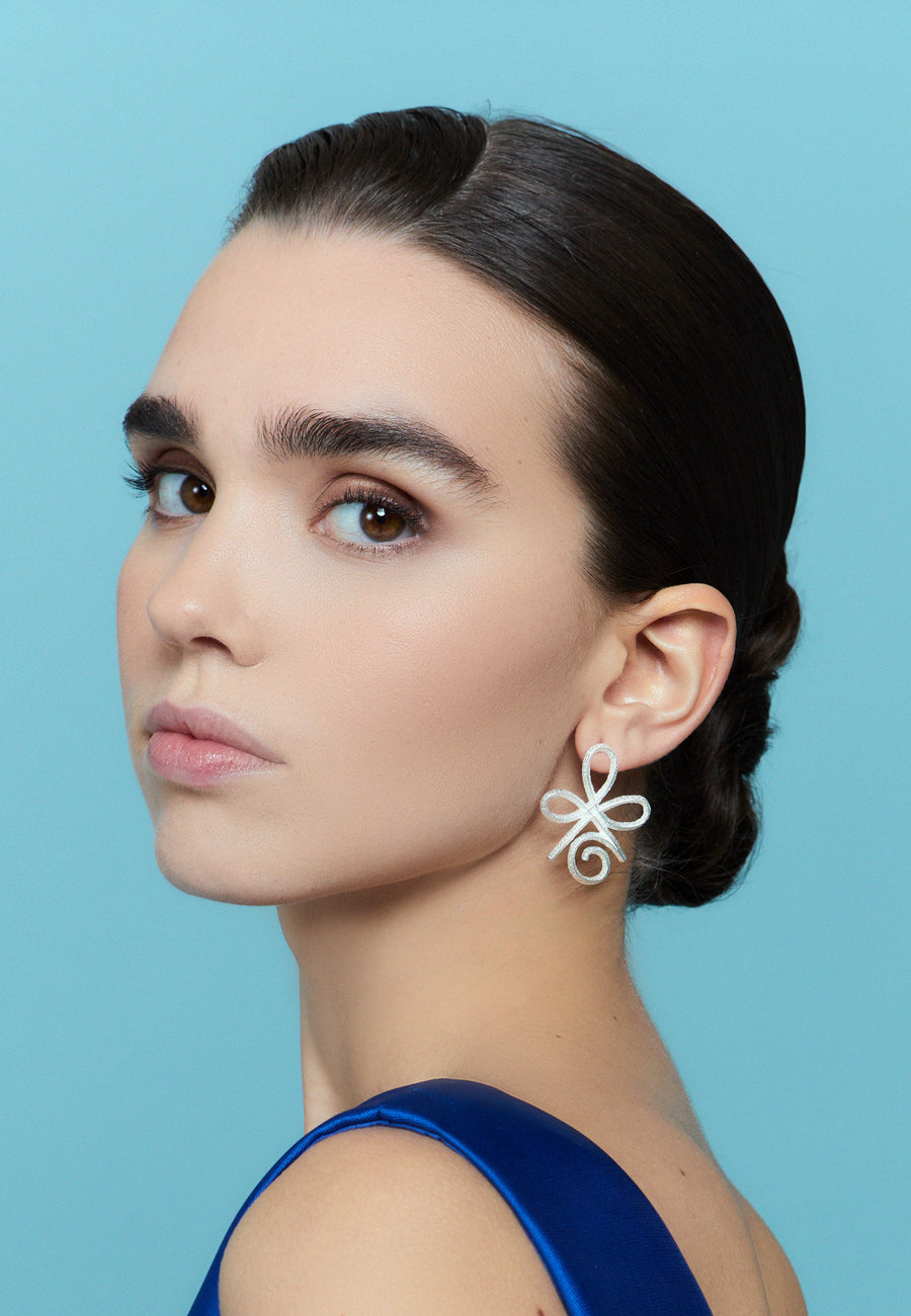 lavani Pendientes Unconditional Love Plata Ofertas de temporada