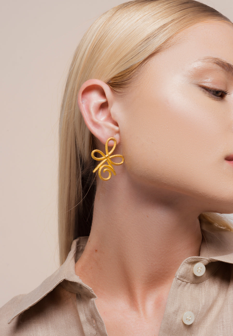 lavani Pendientes Unconditional Love Dorado Ofertas especiales